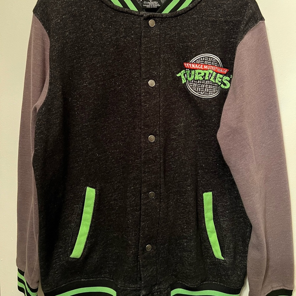 Men’s Small Nickelodeon Teenage Mutant Ninja Turtles Varsity Jacket